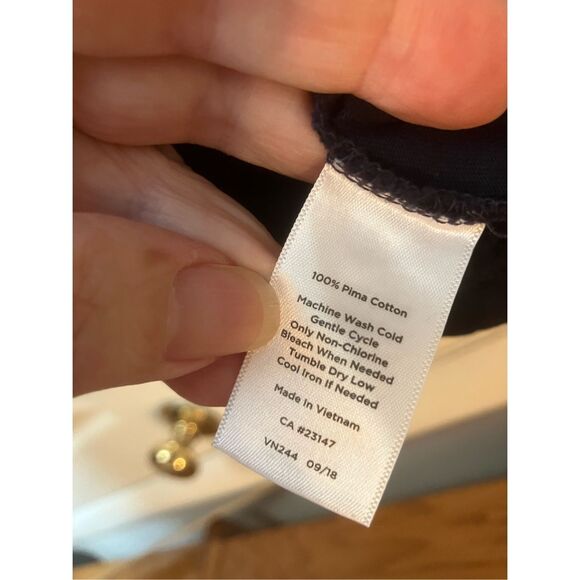 Talbots Scalloped Neck SS Tee M - Picture 6 of 9